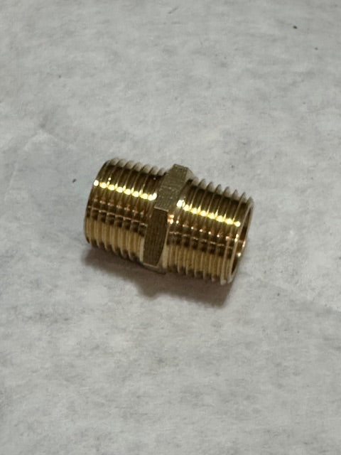 Brass 1/2" Close Nipple for Hydro-Tester - Aftermarket
