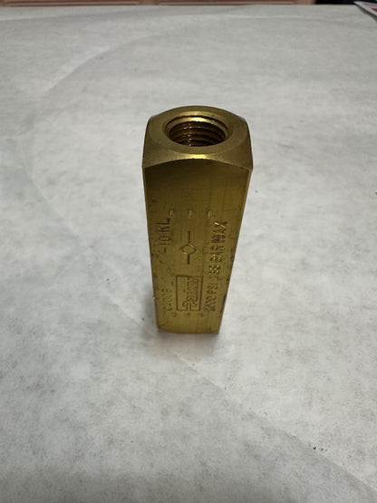 02110-1000 Brass Check Valve General Hydro-Test Part
