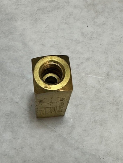 02110-1000 Brass Check Valve General Hydro-Test Part
