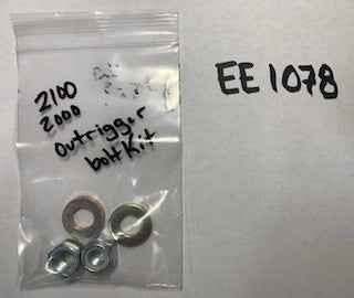 EE 1078 Outrigger Caster Hardware for Series 2000 and 2100