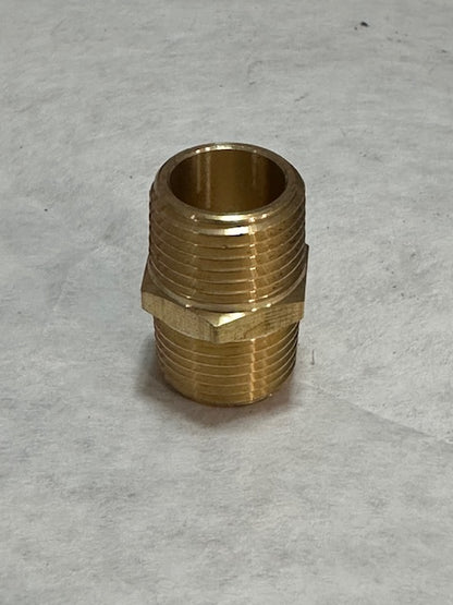Brass 1/2" Close Nipple for Hydro-Tester - Aftermarket
