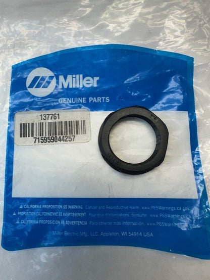 Miller 137761 NUT, 750 NPT 1.31HEX .27H NYL BLK