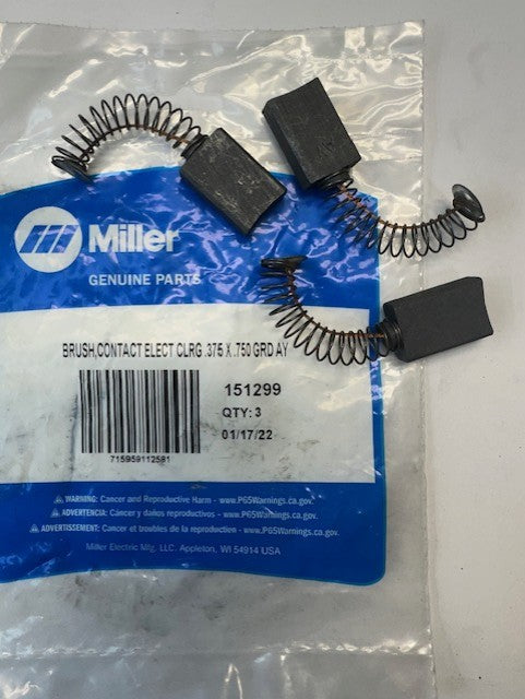 Miller 151299 BRUSH,CONTACT ELECT CLRG .375 X .750 GRD AY