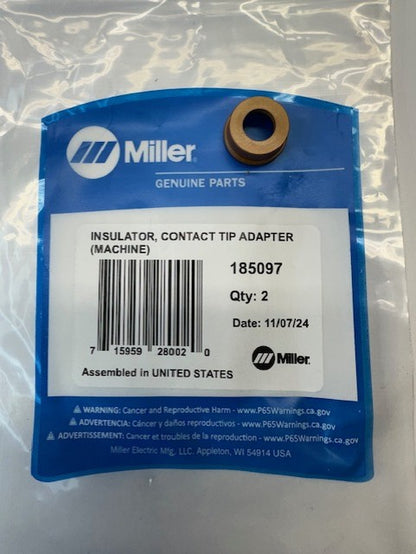 Miller 185097 INSULATOR,CONTACT TIP ADAPTER (MACHINED)