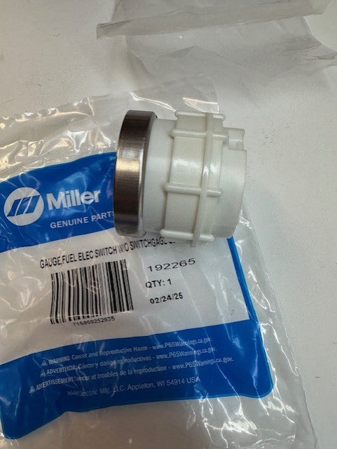 Miller 192265 GAUGE,FUEL ELEC SWITCH W/O SWITCHGAGE SENSOR