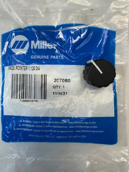 Miller 207080 KNOB,POINTER 1.125 DIA