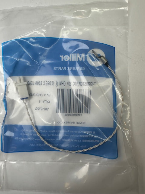 Miller 213930 THERMISTOR,NTC  30K  OHM  @  25 DEG C  8.50IN LEAD