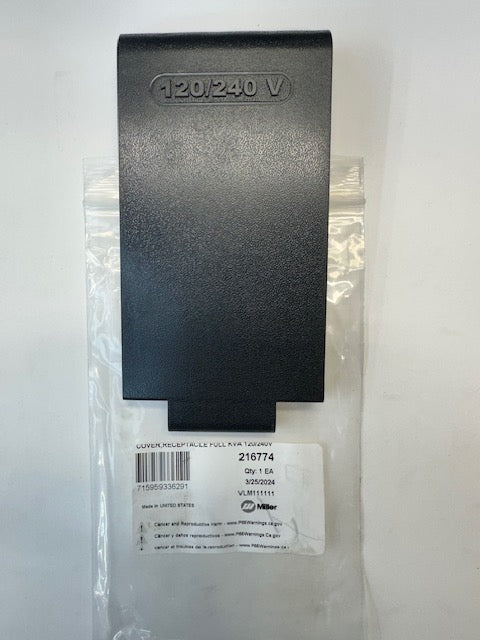 Miller 216774 COVER,RECEPTACLE FULL KVA 120/240V