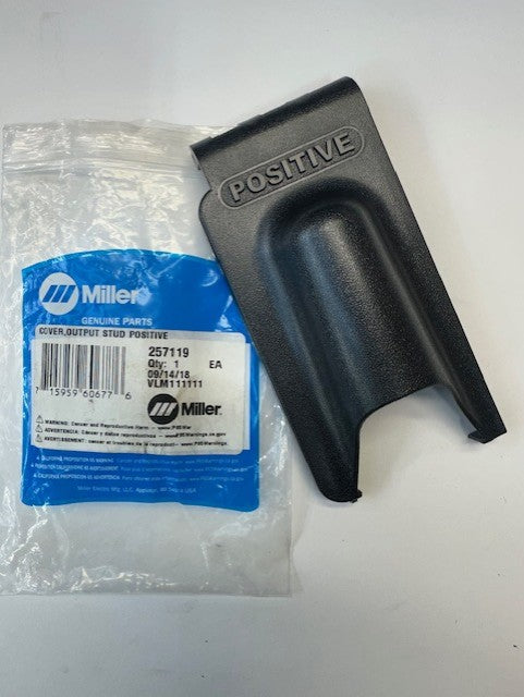Miller 257119 COVER,OUTPUT STUD POSITIVE