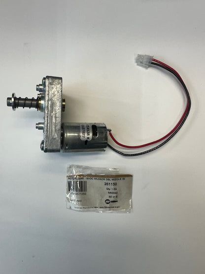 Miller 261150 MOTOR,GEAR  16VDC W/LEADS DBL NEEDLE BEARING