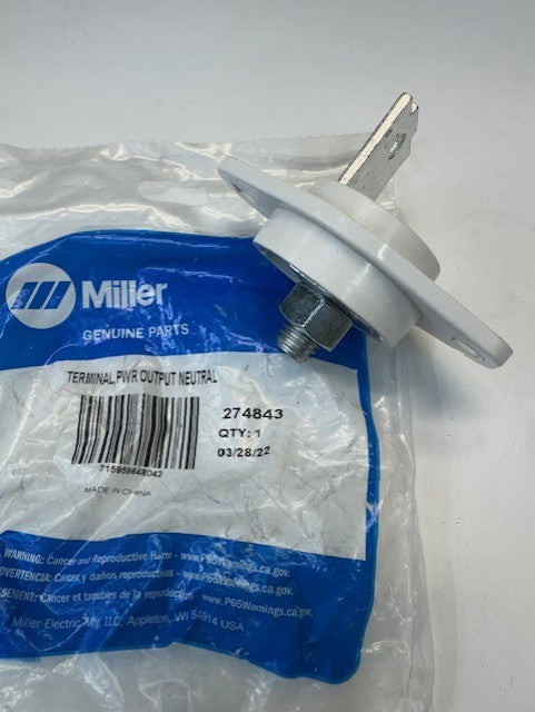 Miller 274843 TERMINAL,PWR OUTPUT NEUTRAL