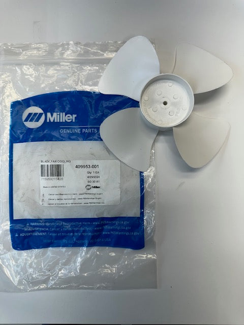 Miller 409953-001 BLADE,FAN COOLING