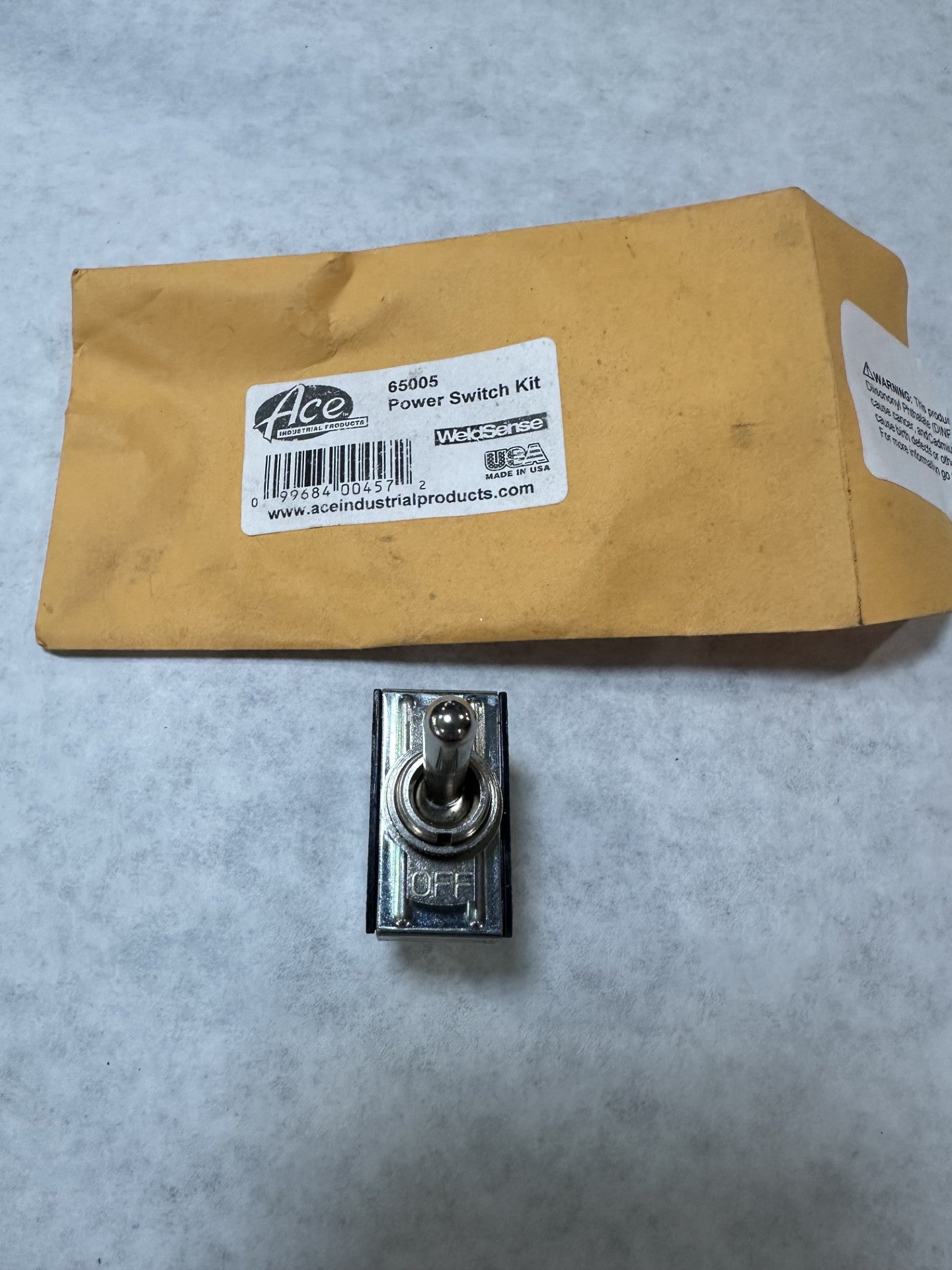 Ace Fume Extractor 65005 Power Switch