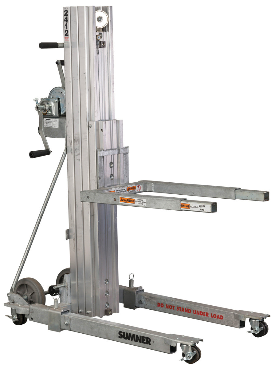 Sumner SKU 784752  / 2412 Contractor Lift (12â€™/400 lbs.) - Galvanized