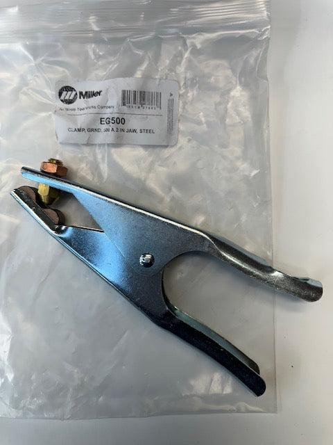 Miller EG500 CLAMP,GRND 500A 2IN JAW,STEEL