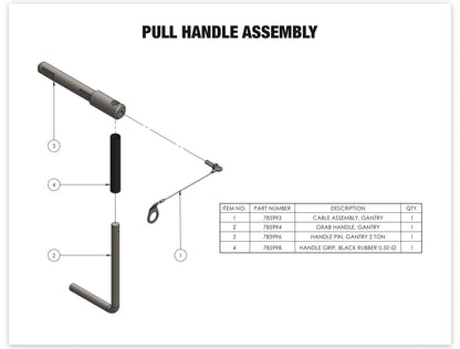 Sumner 785998 HANDLE GRIP, GANTRY