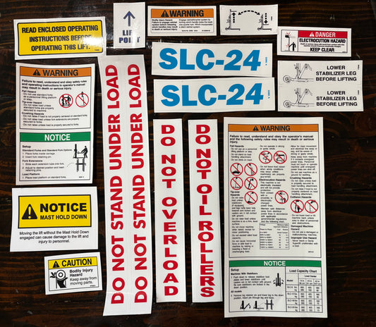 GENIE SAFETY DECAL KIT EE 2022