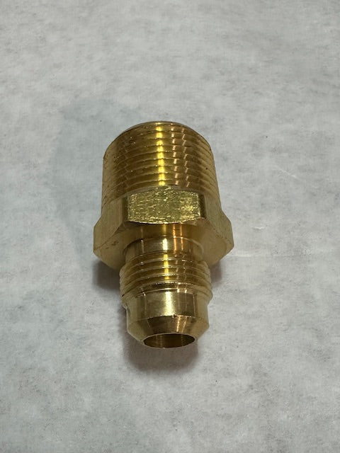 02102 Brass Adaptor Fitting 1/2" x 3/4" General Hydro-Test Part