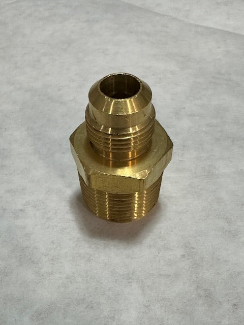 02102 Brass Adaptor Fitting 1/2" x 3/4" General Hydro-Test Part