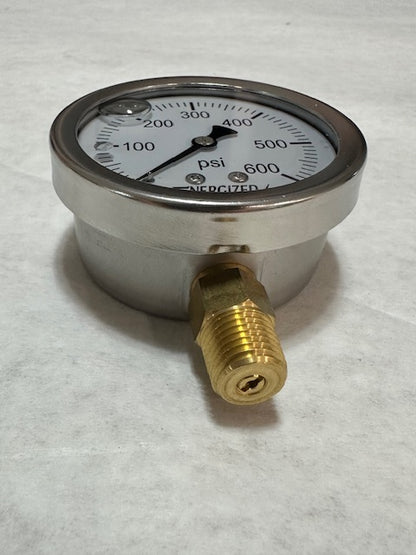 Aftermarket 0-600 PSI Pressure Gauge Hydro-Test Pump Part
