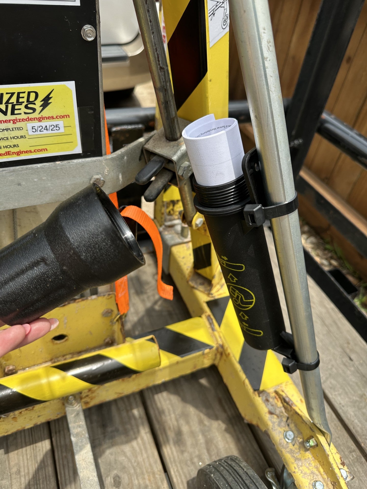 Operators Manual Kit with Tube and Heavy Duty Zip Ties EE 2003