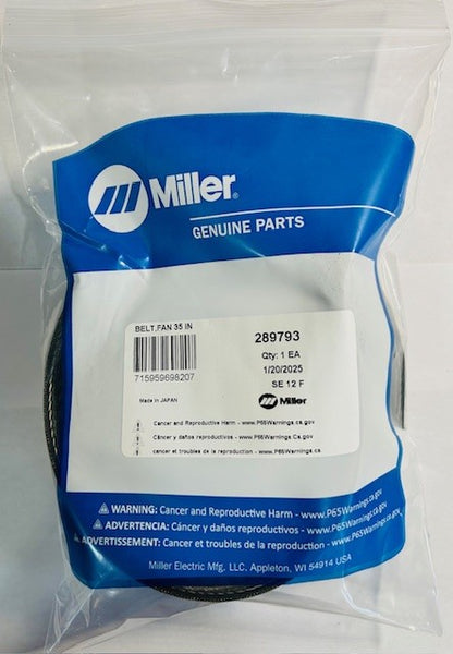 Miller 289793 BELT,FAN 35 IN