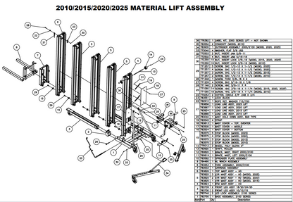 Sumner 784490 NL Winch Assembly