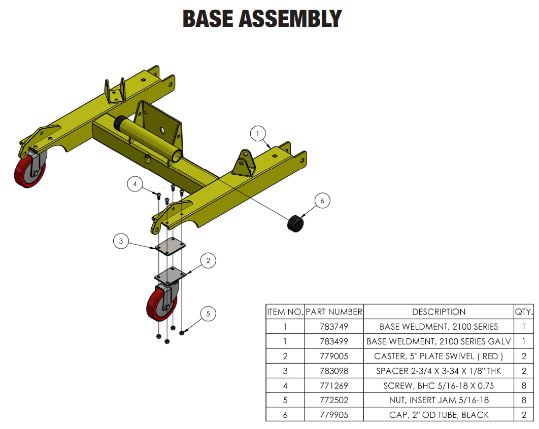Sumner 779905 CAP, 2" OD TUBE, BLACK