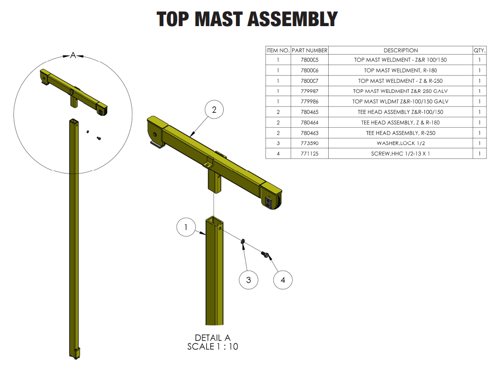 Sumner 780465 TEE HEAD ASSEMBLY Z&R-100/150
