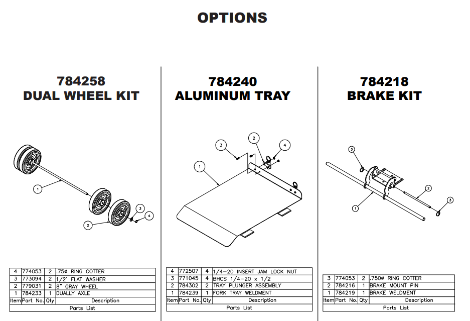 Sumner 784219 BRAKE WELDMENT