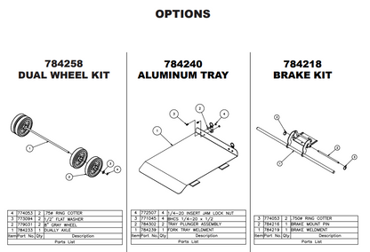 Sumner 784219 BRAKE WELDMENT