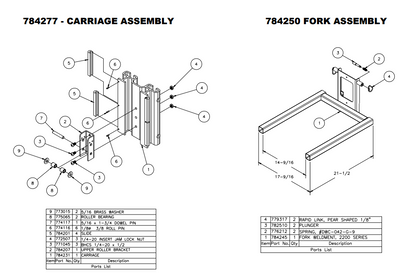 Sumner 784207 TOP ROLLER BRACKET, 2200