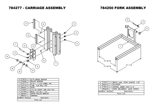 Sumner 772507 NUT, INSERT JAM 1/4-20 PLTD