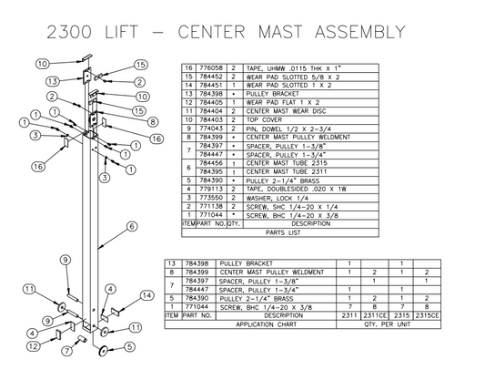 Sumner 784398 PULLEY BRACKET