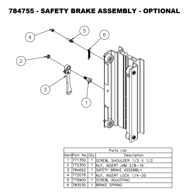Sumner 772350 NUT, INSERT JAM 3/8-16