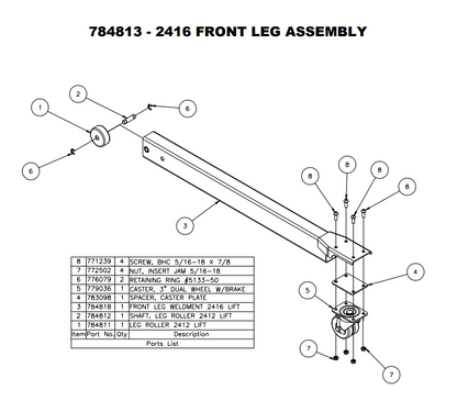 Sumner 772502 NUT, INSERT JAM 5/16-18