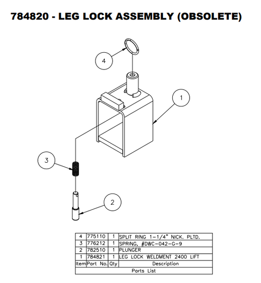 Sumner 775110 SPLIT-RING 1-1/4"NICK.PLTD.