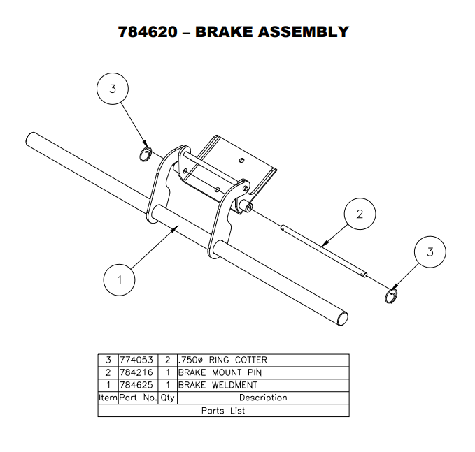 Sumner 774053 COTTER, CIRCLE Z/P .048 X 3/4