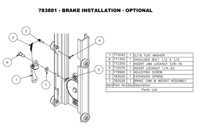 Sumner 772076 NUT, INSERT LOCK 1/4-20