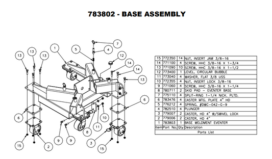 Sumner 772355 NUT, INSERT LOCK 3/8-16