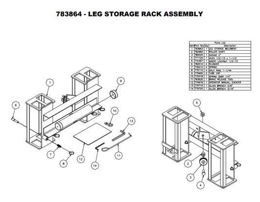 Sumner 779720 ALLEN WRENCH, 3/16