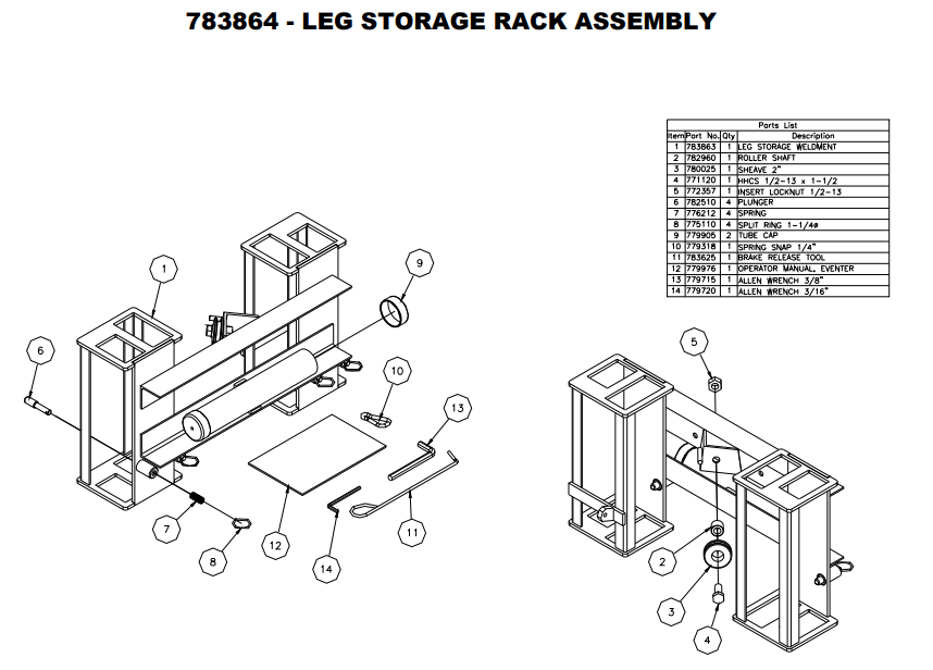 Sumner 779715 ALLEN WRENCH, 3/8