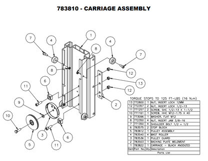 Sumner 772350 NUT, INSERT JAM 3/8-16